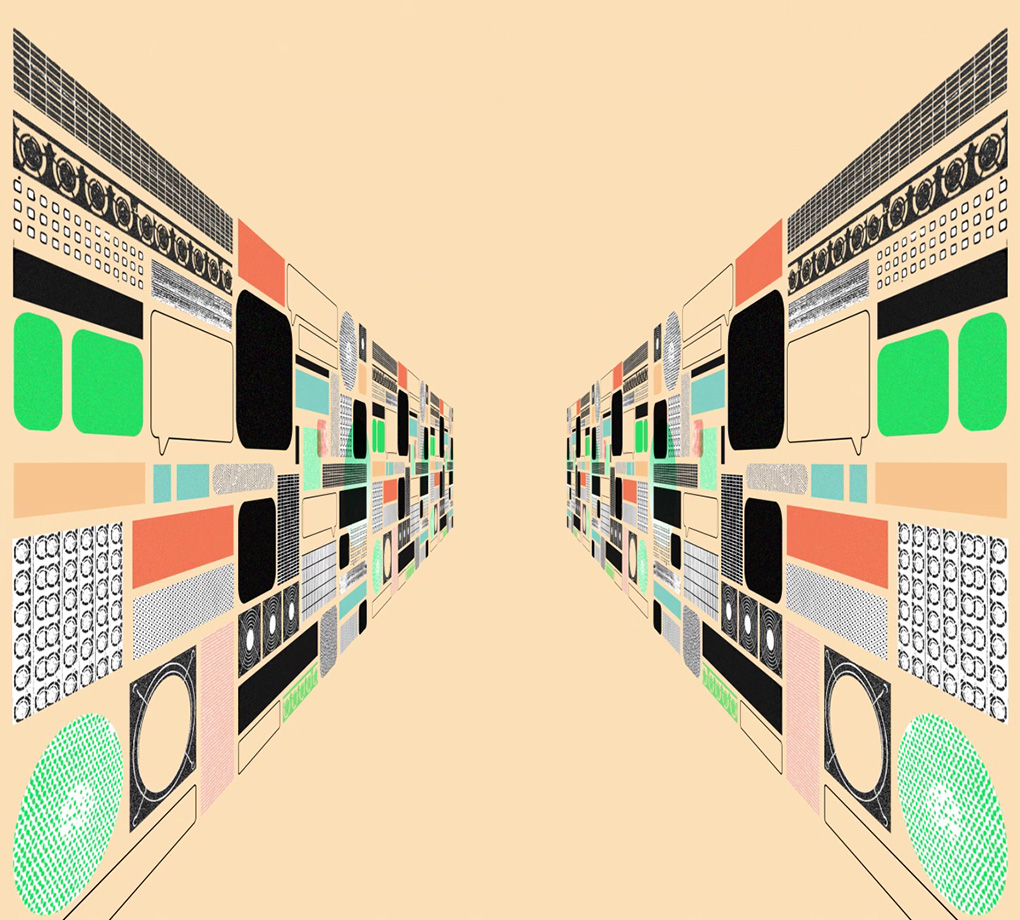Abstract datacenter illustration